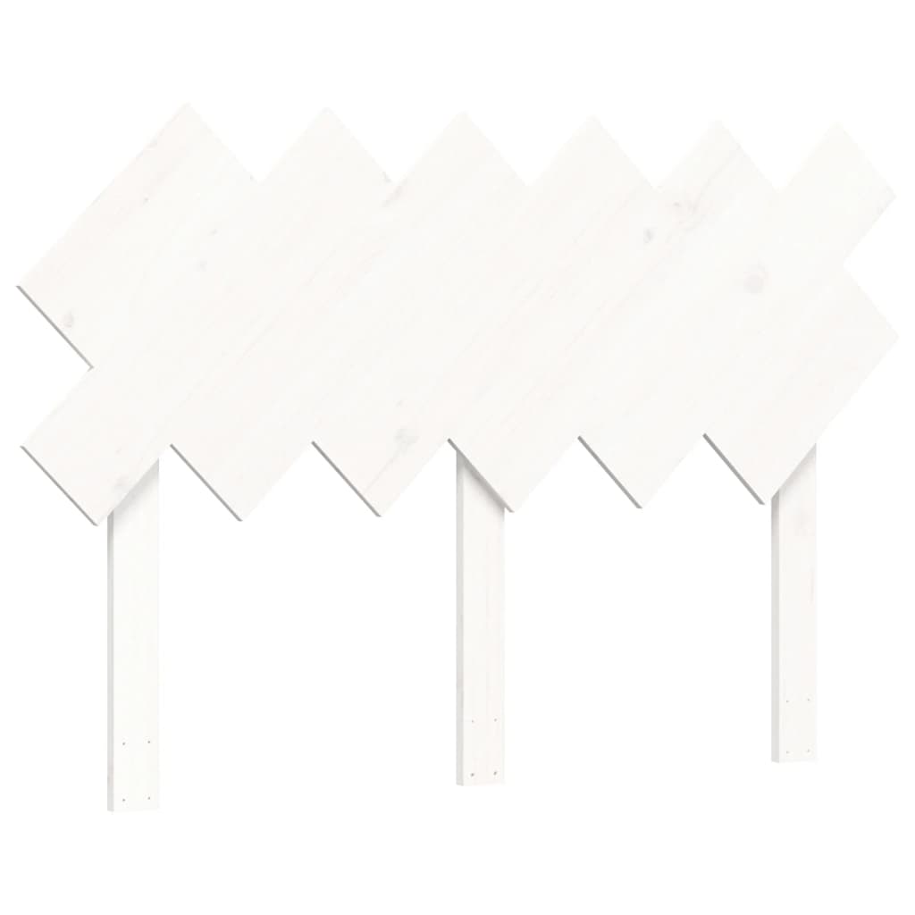 Giroletto con Testiera Bianco Double in Legno Massello - homemem39