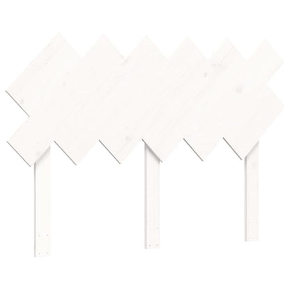 Giroletto con Testiera Bianco 120x200 cm in Legno Massello