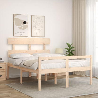 Letto per Anziani con Testiera Small Double in Legno Massello | homemem39
