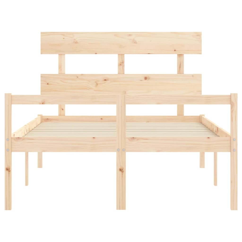 Letto per Anziani con Testiera Small Double in Legno Massello | homemem39