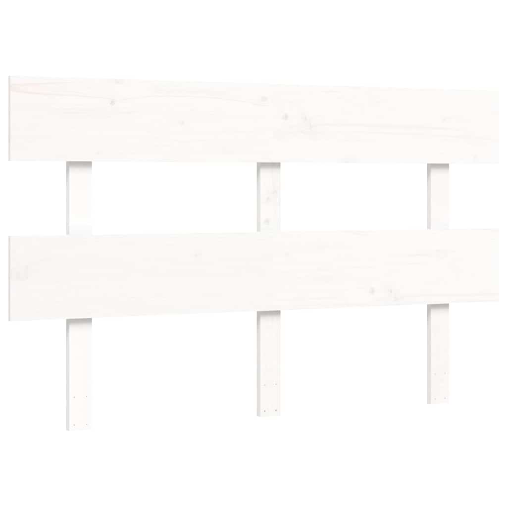 Letto per Anziani Bianco Testiera Small Double Legno Massello