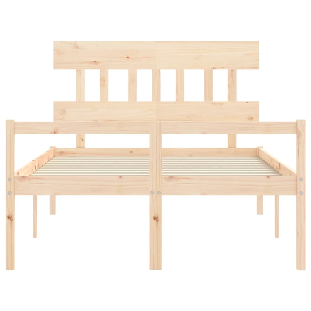 Letto per Anziani con Testiera Small Double in Legno Massello | homemem39
