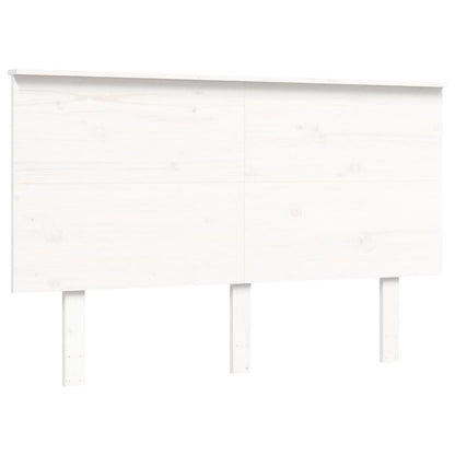 Letto per Anziani Bianco Testiera Small Double Legno Massello | homemem39