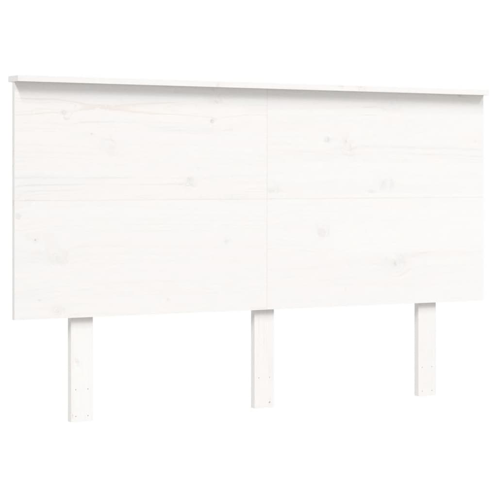 Letto per Anziani Bianco Testiera Small Double Legno Massello