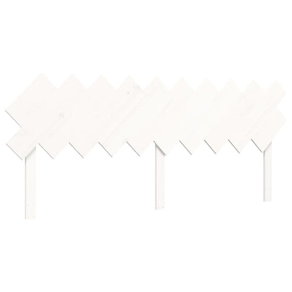 Letto per Anziani con Testiera Bianco 200x200 cm Legno Massello