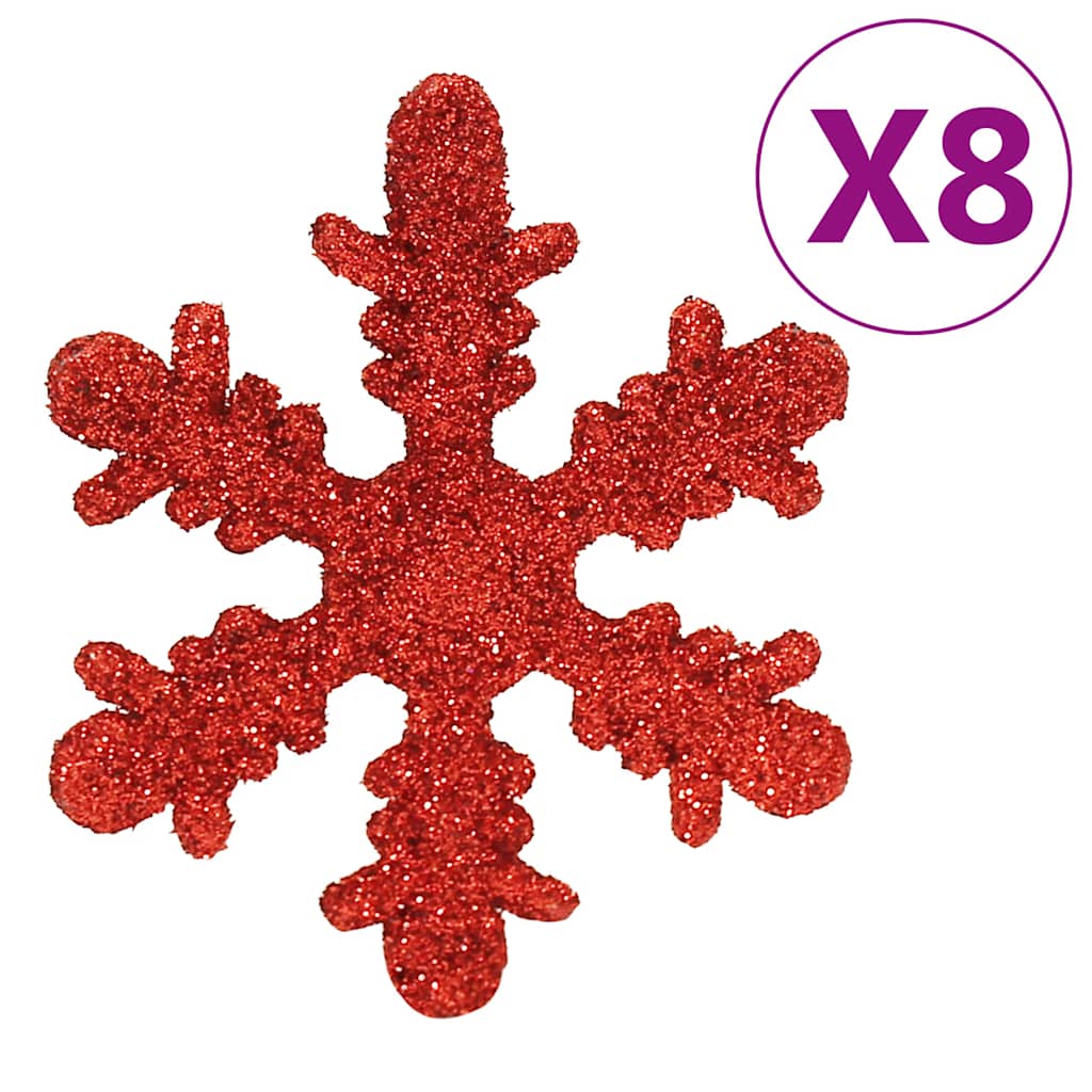 Set Palline di Natale 111 pz Rosso in Polistirene | homemem39