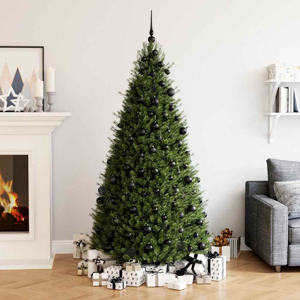Set Palline di Natale 111 pz Nero in Polistirene | homemem39
