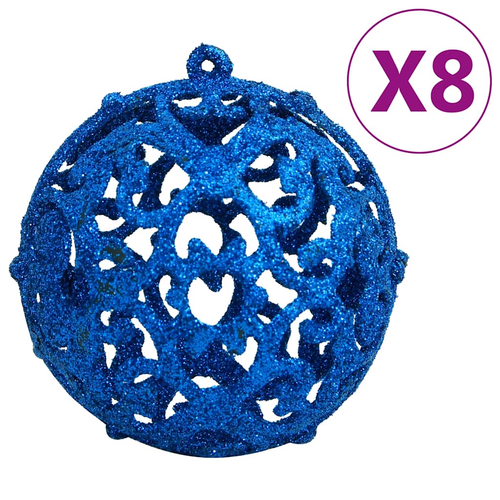 Set Palline di Natale 111 pz Blu in Polistirene | homemem39