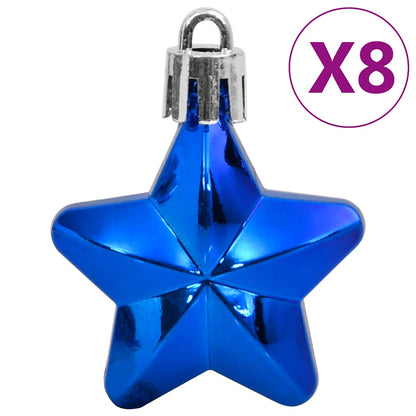 Set Palline di Natale 111 pz Blu in Polistirene | homemem39