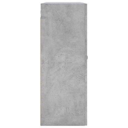 Mobili a Parete 2 pz Grigio Cemento 69,5x34x90 cm