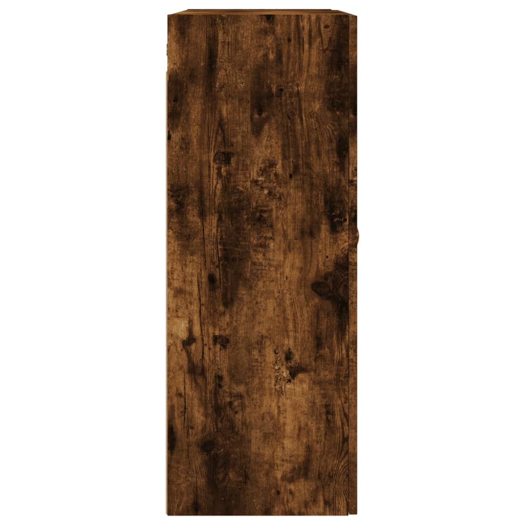 Mobili a Parete 2 pz Rovere Fumo 69,5x34x90 cm