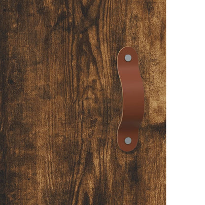 Mobili a Parete 2 pz Rovere Fumo 69,5x34x90 cm