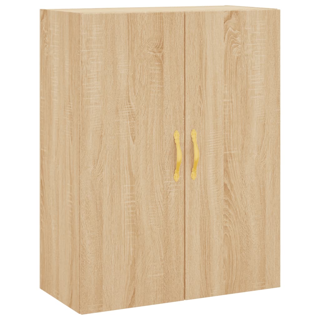 Mobili a Parete 2 pz Rovere Sonoma 69,5x34x90 cm