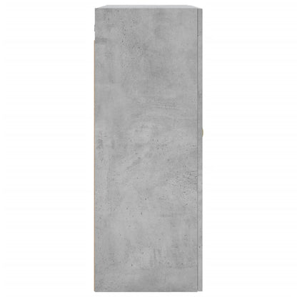 Mobili a Parete 2 pz Grigio Cemento 69,5x34x90 cm