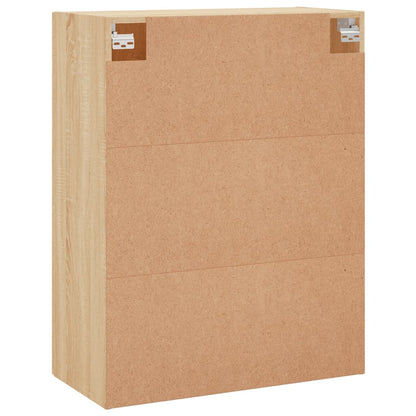 Mobili a Parete 2 pz Rovere Sonoma 69,5x34x90 cm