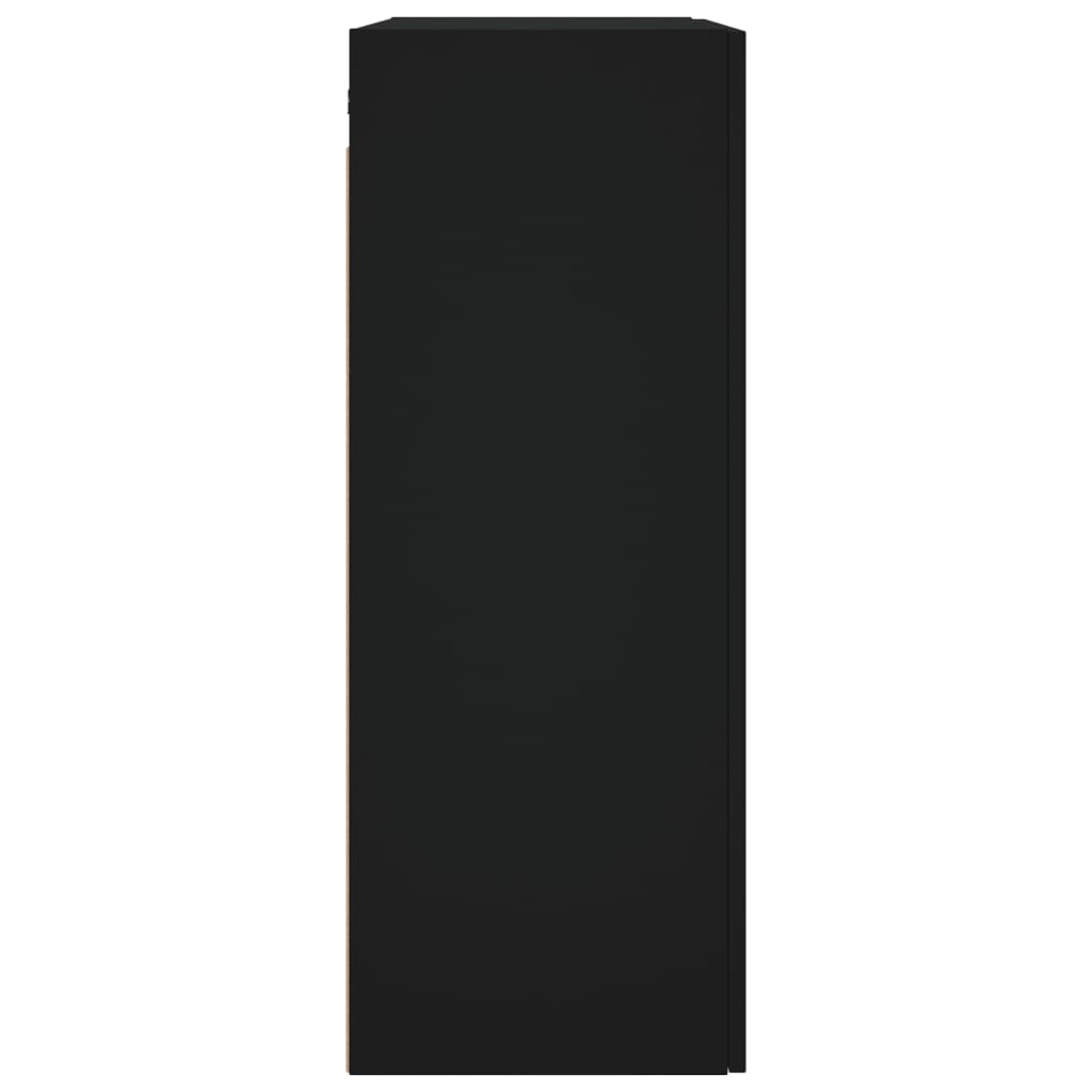 Mobili a Parete 2 pz Neri 69,5x34x90 cm - homemem39