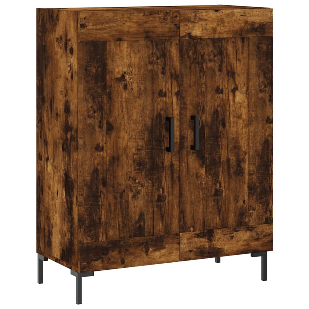 Credenza Rovere Fumo  69,5x34x180 cm in Legno Multistrato