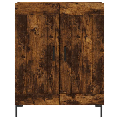 Credenza Rovere Fumo  69,5x34x180 cm in Legno Multistrato