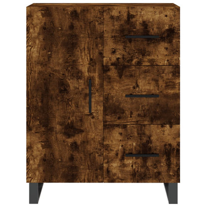 Credenza Rovere Fumo  69,5x34x180 cm in Legno Multistrato