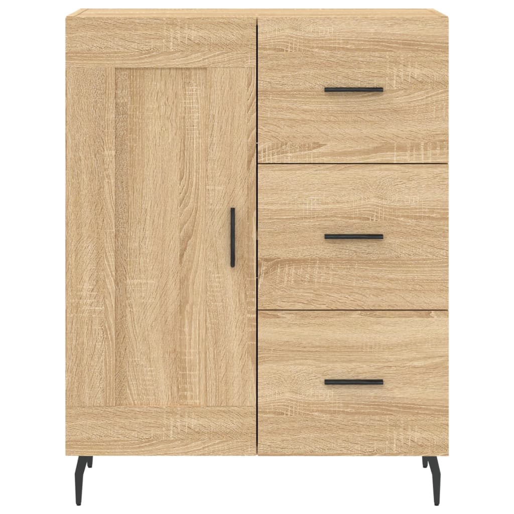 Credenza Rovere Sonoma 69,5x34x180 cm in Legno Multistrato
