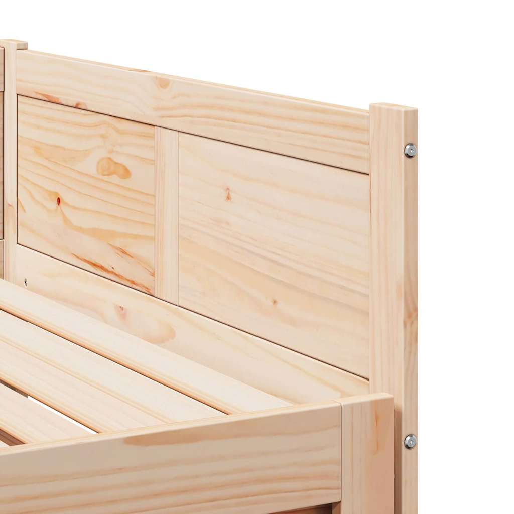 Letto Giorno Estraibile Marrone 203.5 x 184 x 56.5 cm