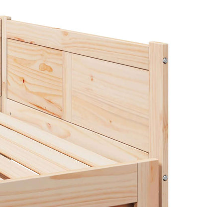 Letto Giorno Estraibile Marrone 203.5 x 184 x 56.5 cm