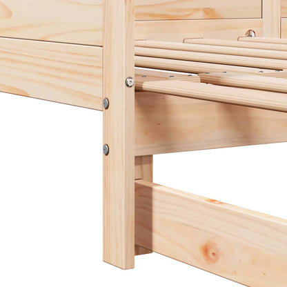 Letto Giorno Estraibile Marrone 203.5 x 184 x 56.5 cm