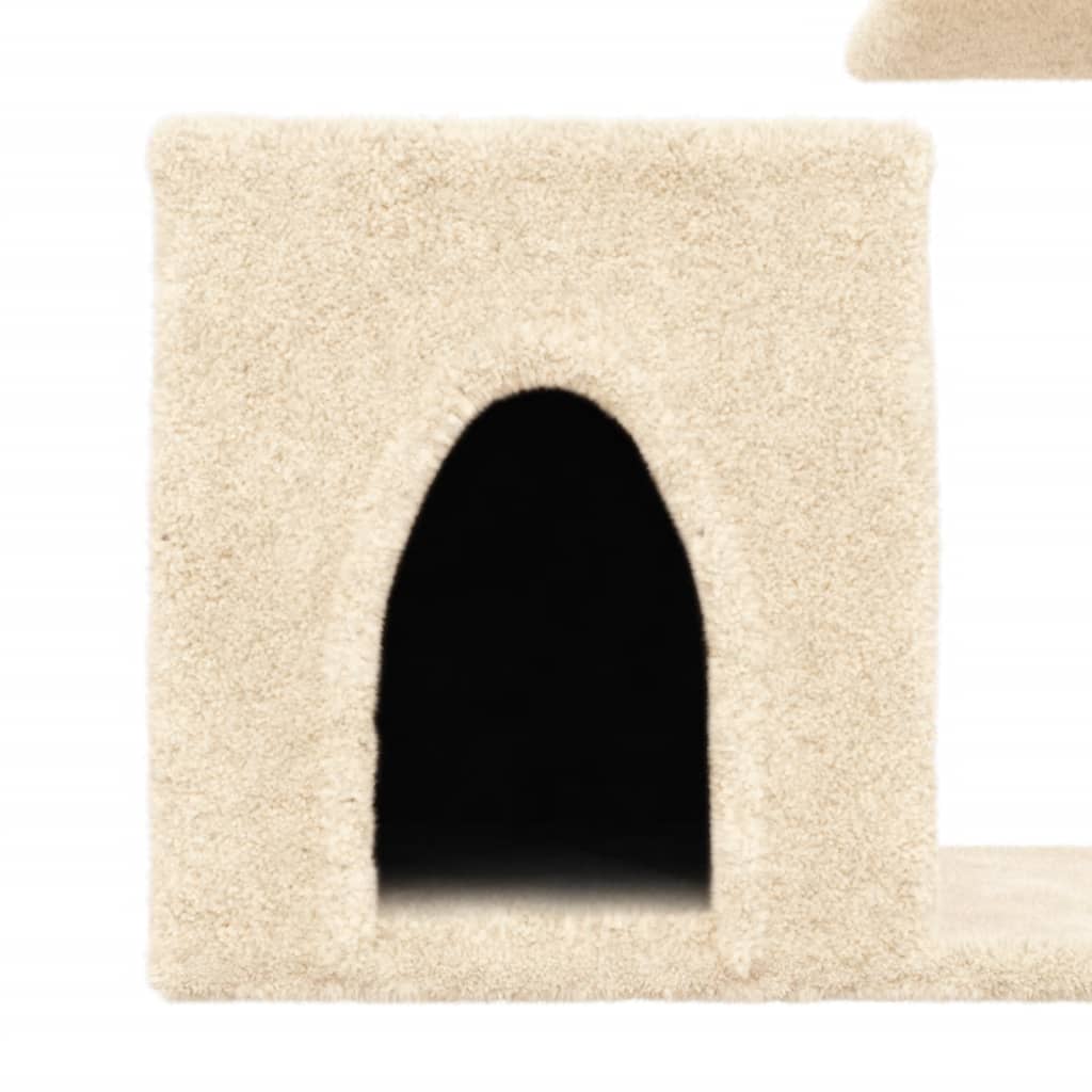 Albero per Gatti con Tiragraffi in Sisal Crema 50,5 cm - homemem39