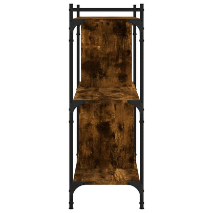Libreria Rovere Fumo 3 Ripiani 76x32x88 cm Legno Multistrato | homemem39