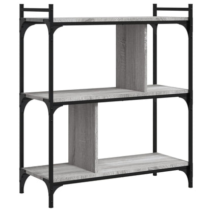 Libreria Grigio Sonoma 3 Ripiani 76x32x88 cm Legno Multistrato | homemem39
