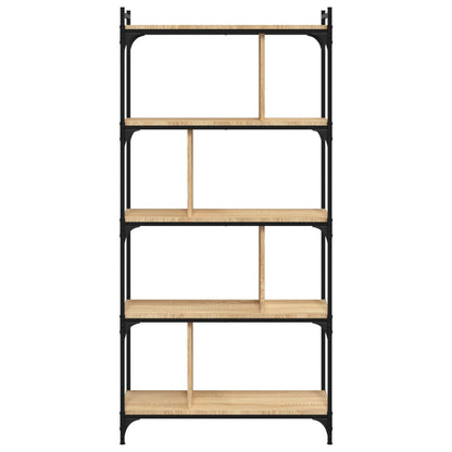 Libreria Rovere Sonoma 5 Ripiani 76x32x158 cm Legno Multistrato | homemem39