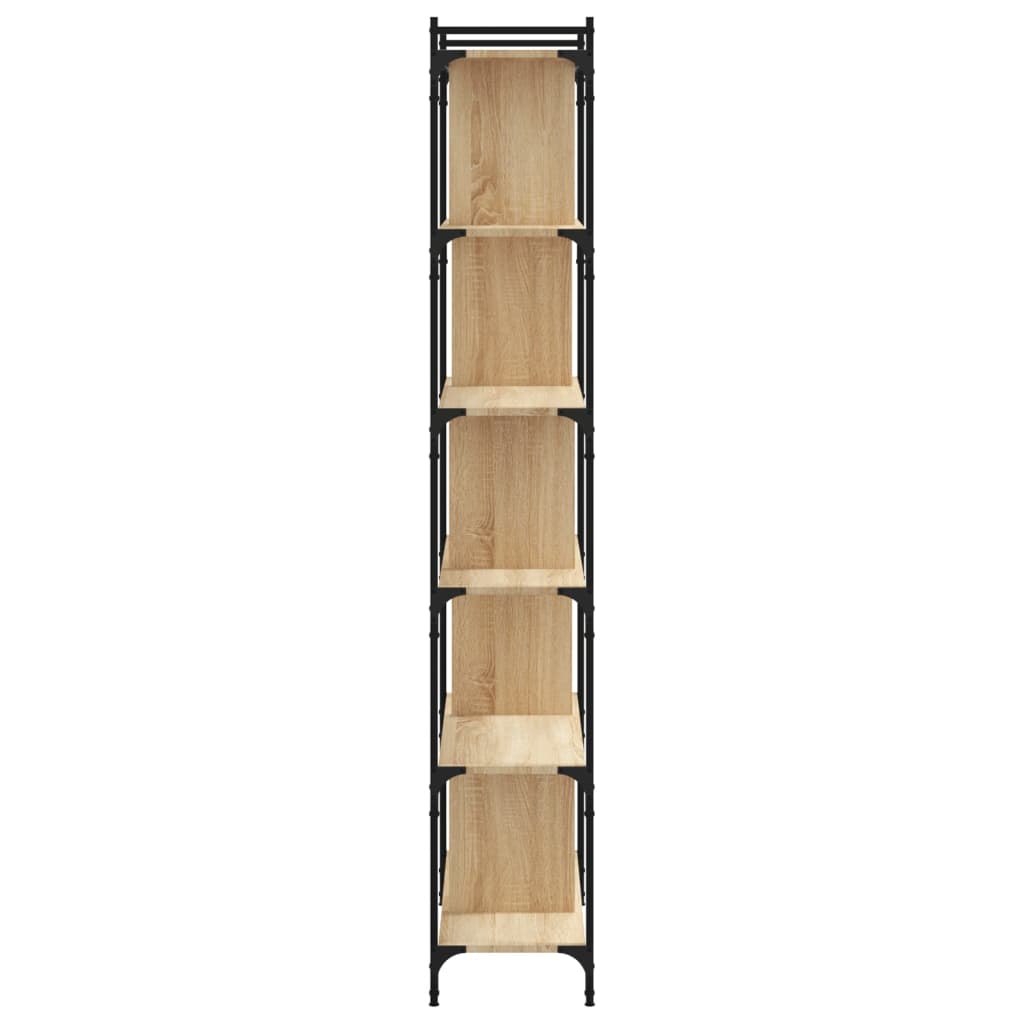 Libreria Rovere Sonoma 6 Ripiani 76x32x192 cm Legno Multistrato | homemem39