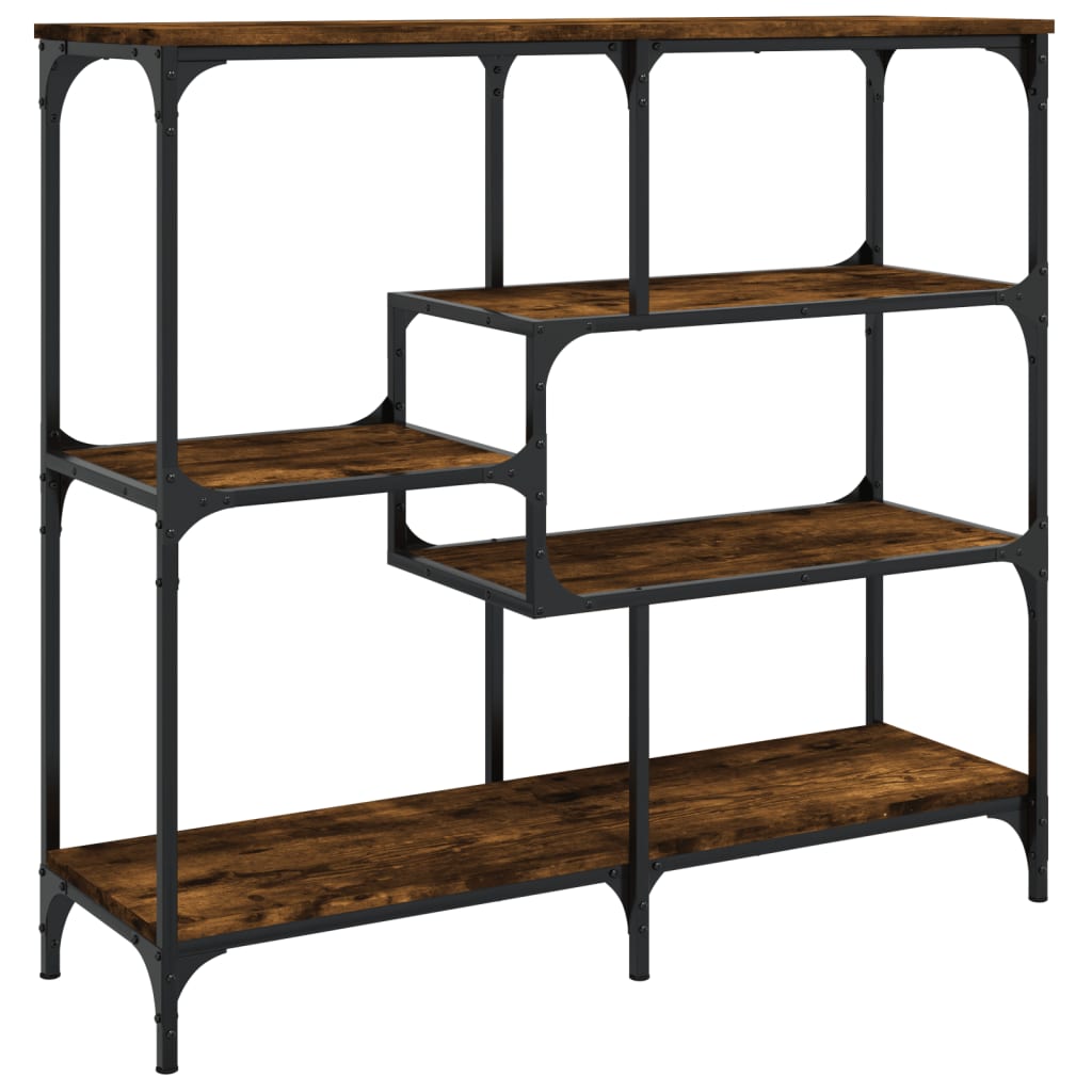 Tavolo Consolle Rovere Fumo 103x32x95 cm Legno Multistrato - homemem39