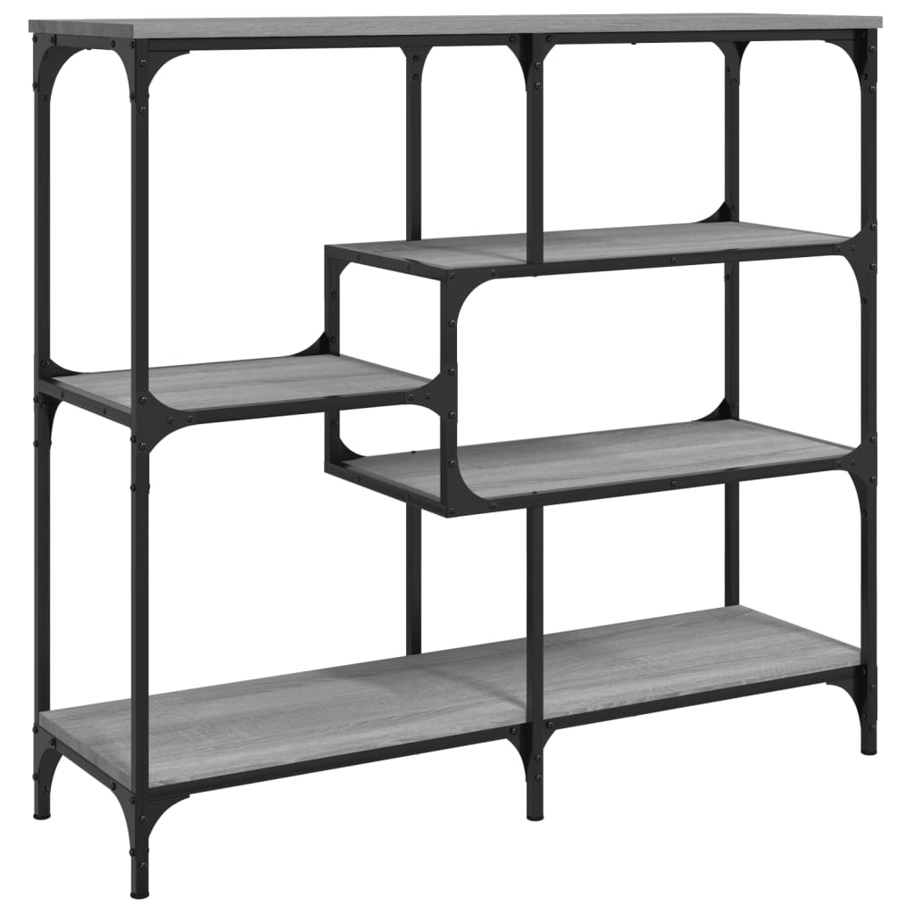 Tavolo Consolle Grigio Sonoma 103x32x95 cm in Legno Multistrato - homemem39