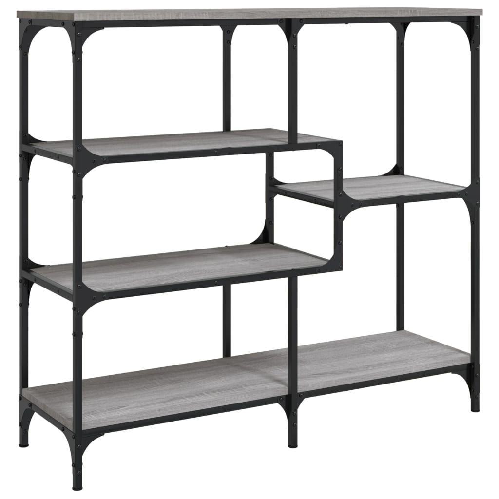 Tavolo Consolle Grigio Sonoma 103x32x95 cm in Legno Multistrato - homemem39