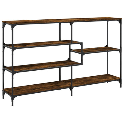 Tavolo Consolle Rovere Fumo 160x32x95 cm Legno Multistrato - homemem39
