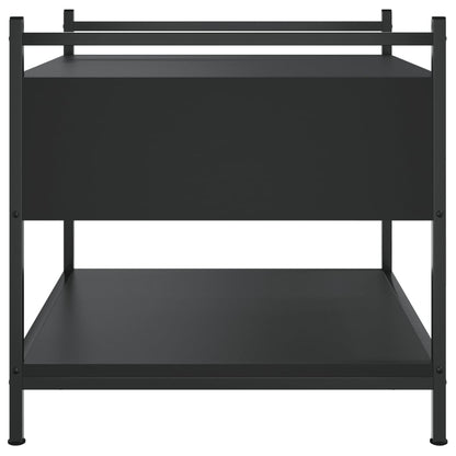 Tavolino da Salotto Nero 50x50x50 cm in Legno Multistrato | homemem39