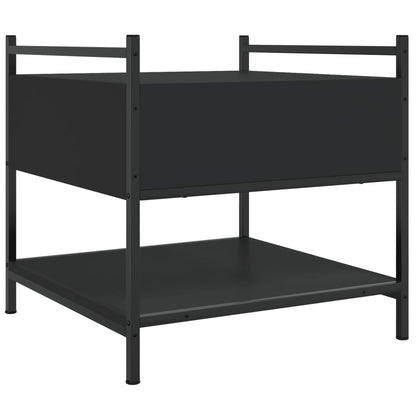 Tavolino da Salotto Nero 50x50x50 cm in Legno Multistrato | homemem39