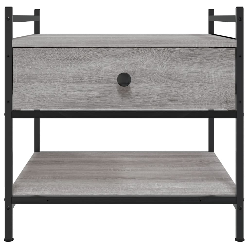 Tavolino da Salotto Grigio Sonoma 50x50x50 cm Legno Multistrato | homemem39