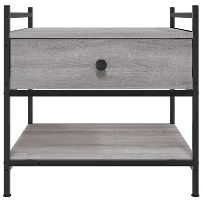 Tavolino da Salotto Grigio Sonoma 50x50x50 cm Legno Multistrato | homemem39