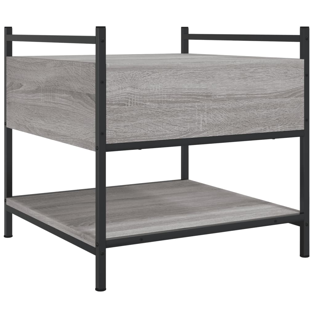Tavolino da Salotto Grigio Sonoma 50x50x50 cm Legno Multistrato | homemem39