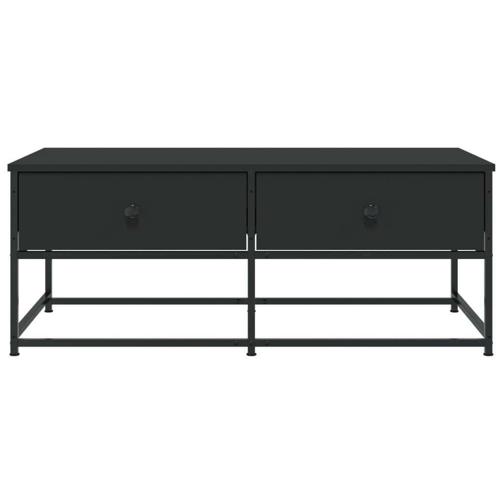 Tavolino da Salotto Nero 100x51x40 cm in Legno Multistrato | homemem39