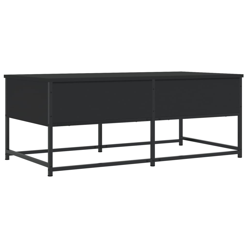 Tavolino da Salotto Nero 100x51x40 cm in Legno Multistrato | homemem39
