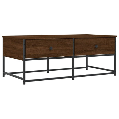 Tavolino Salotto Rovere Marrone 100x51x40 cm Legno Multistrato | homemem39