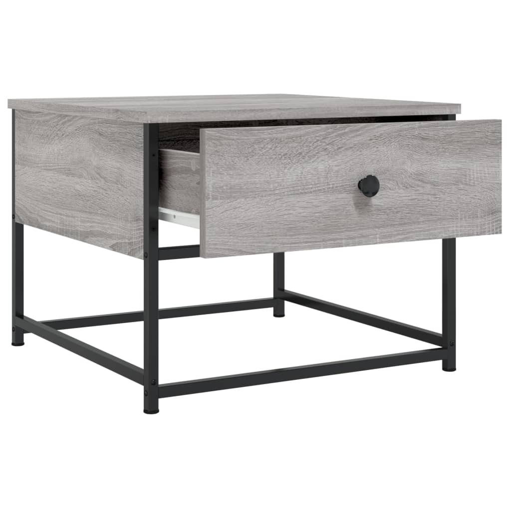 Tavolino da Salotto Grigio Sonoma 51x51x40 cm Legno Multistrato | homemem39