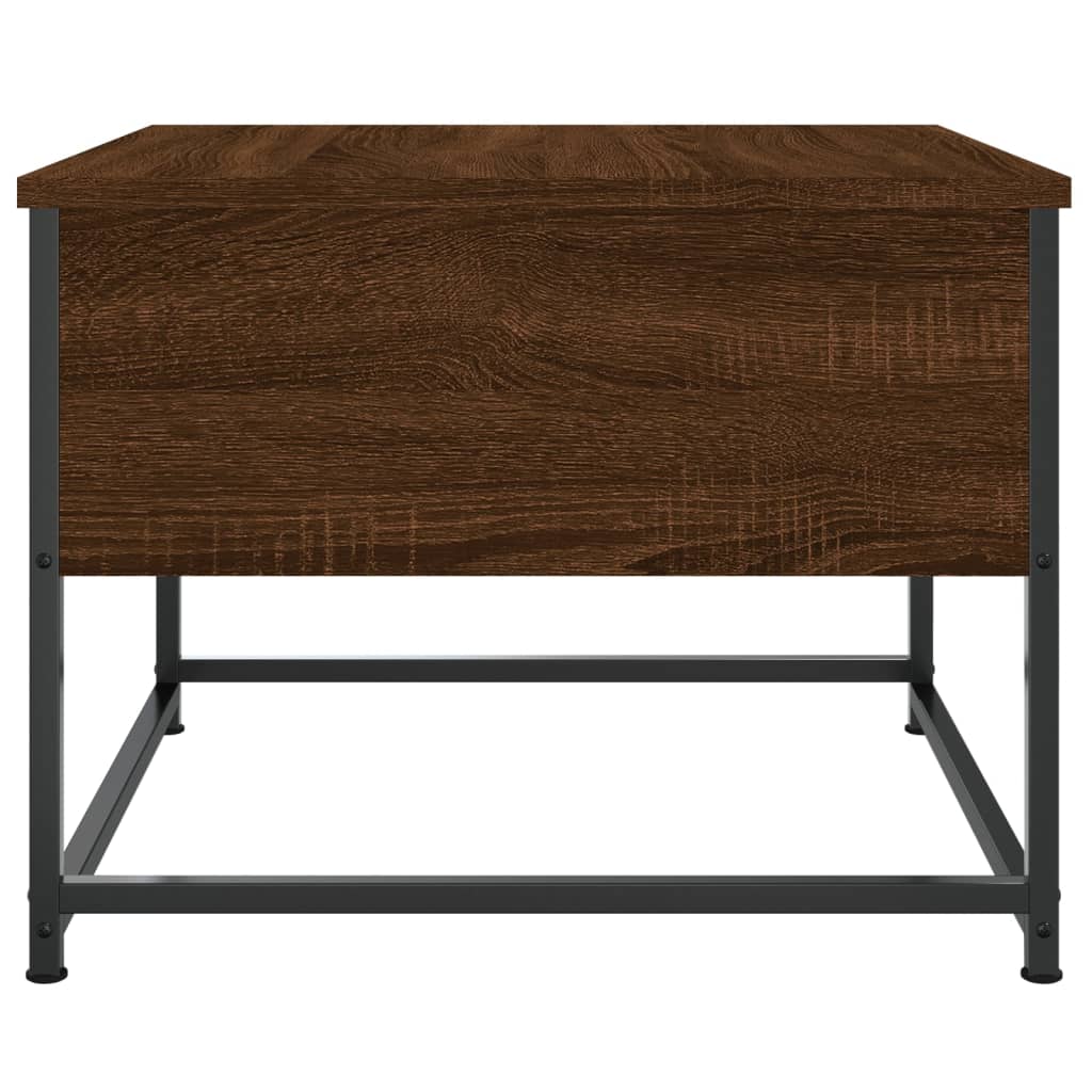 Tavolino da Salotto Rovere Marrone 51x51x40cm Legno Multistrato | homemem39