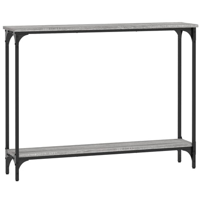 Tavolino Consolle Grigio Sonoma 100x22,5x75cm Legno Multistrato - homemem39