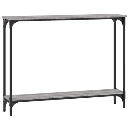 Tavolino Consolle Grigio Sonoma 100x22,5x75cm Legno Multistrato - homemem39