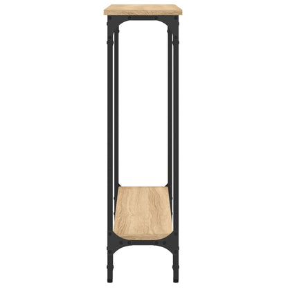 Tavolino Consolle Rovere Sonoma 75x22,5x75cm Legno Multistrato - homemem39