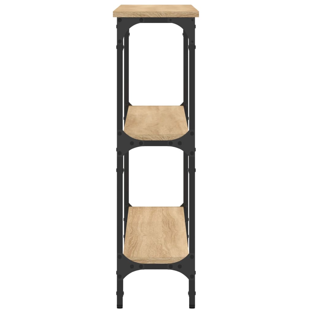 Tavolino Consolle Rovere Sonoma 100x22,5x75cm Legno Multistrato - homemem39